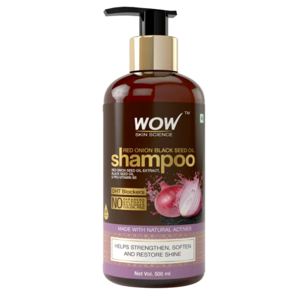 Wow Skin Science Onion and Black Seed Shampoo 500ml